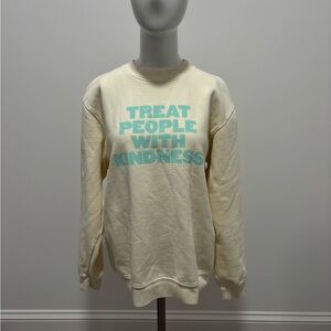Harry Styles Love On Tour 'Treat People With Kindness' Cream Sweatshirt M